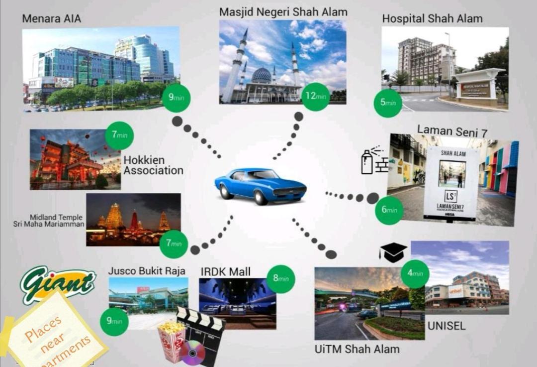 Nat I-City Smart House Shah Alam Esterno foto
